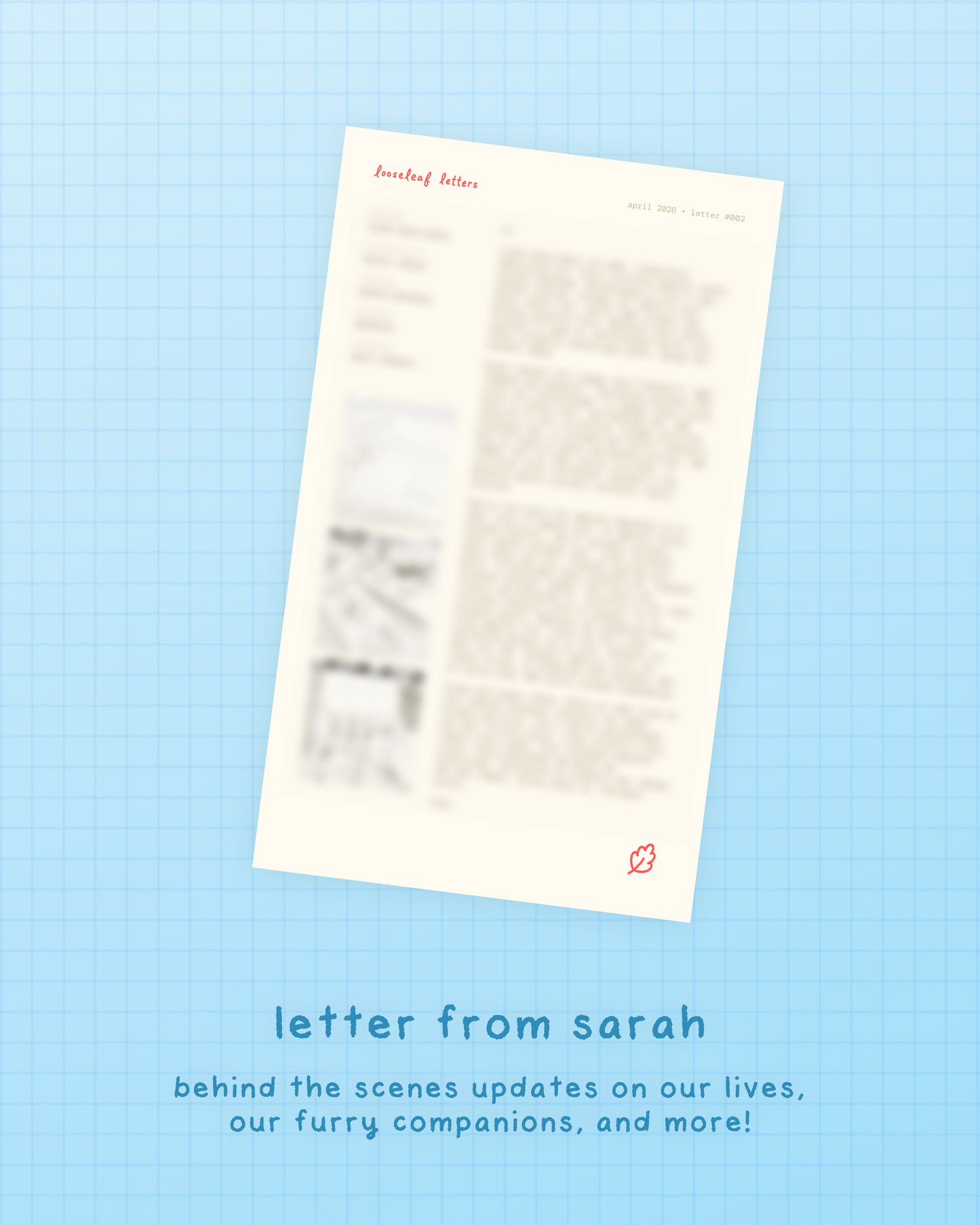 may 2026 looseleaf letter