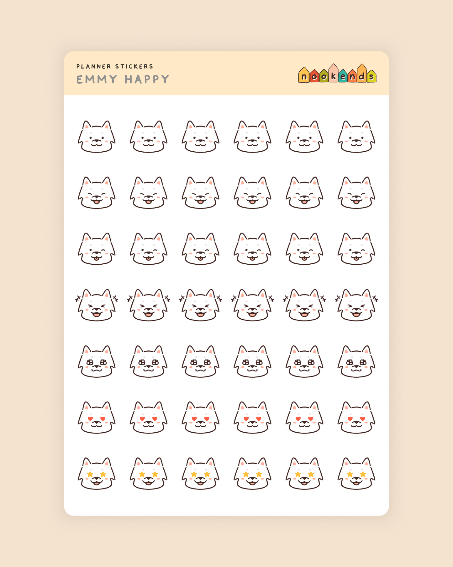 emmy happy planner stickers