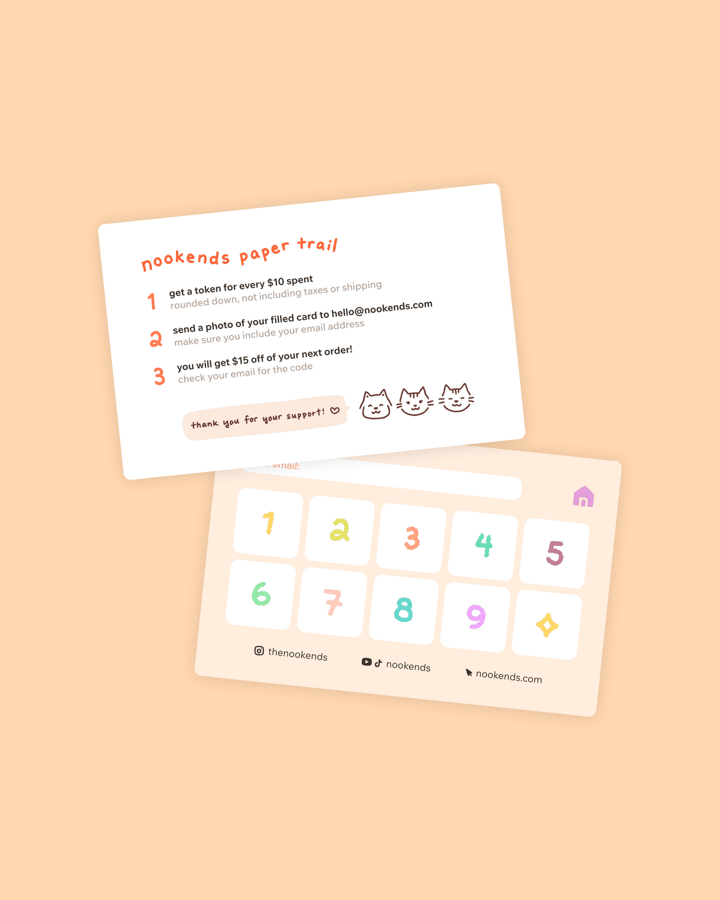 paper trail loyalty card