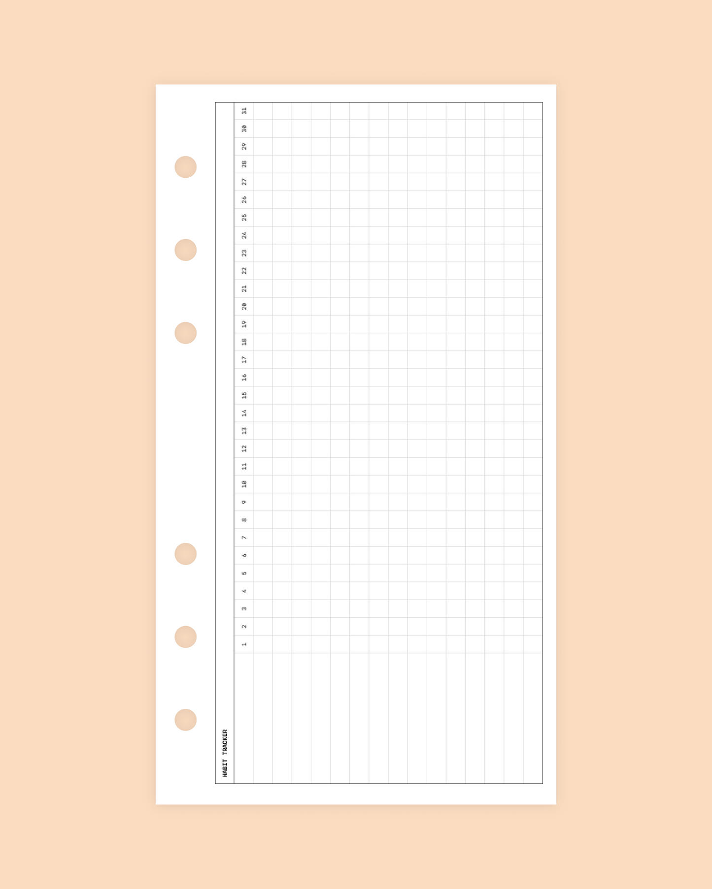 habit tracker journal inserts FREEBIE