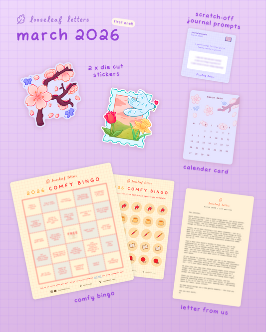 march 2026 looseleaf letter