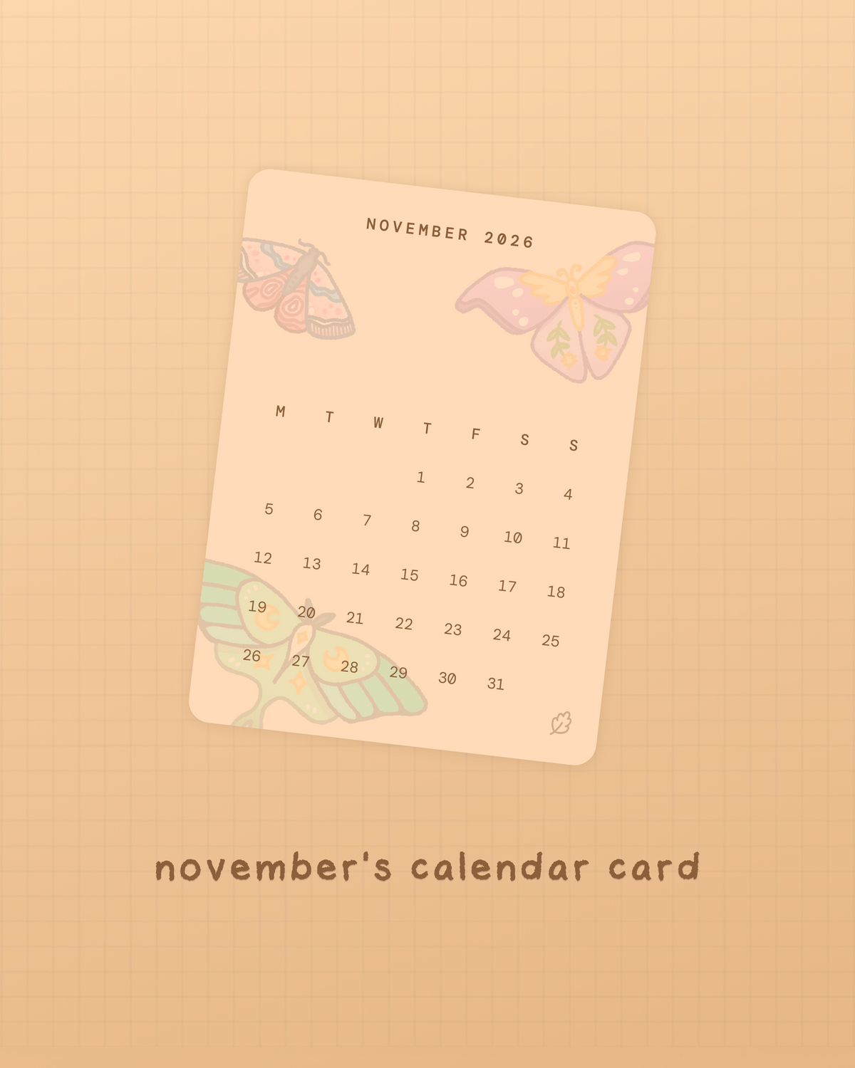 november 2026 looseleaf letter