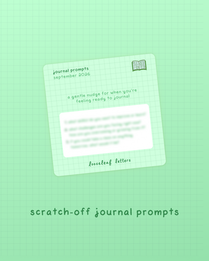 september 2026 looseleaf letter