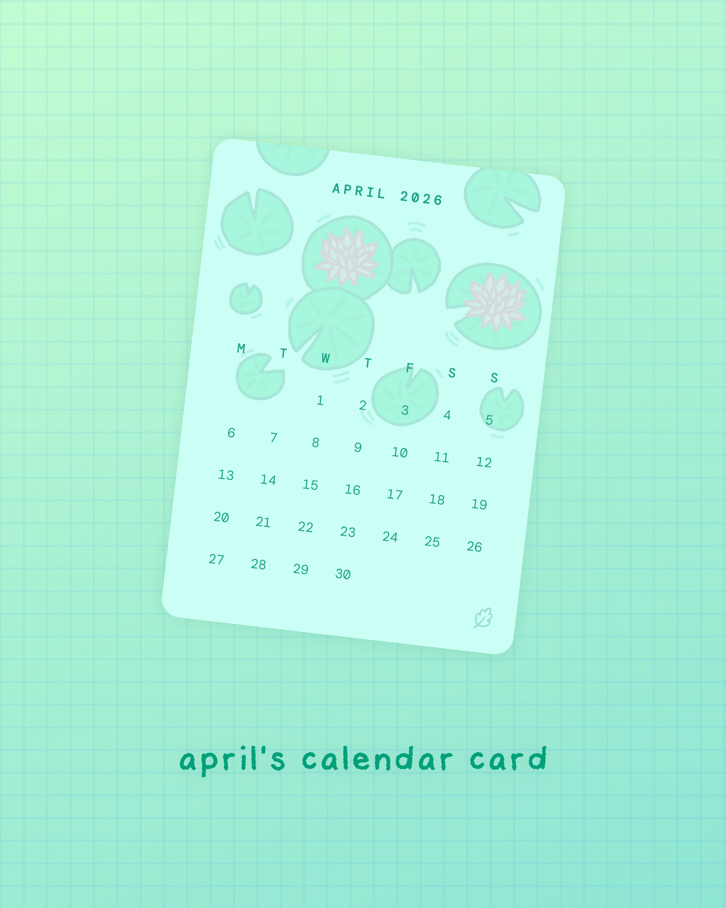 april 2026 looseleaf letter