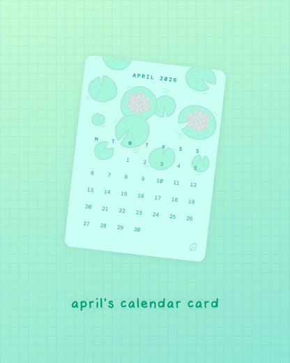 april 2026 looseleaf letter