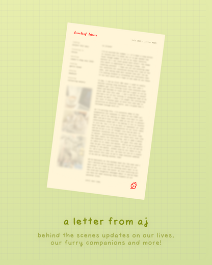 looseleaf letters mail club 💌