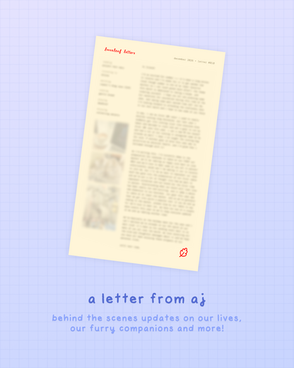 looseleaf letters mail club 💌