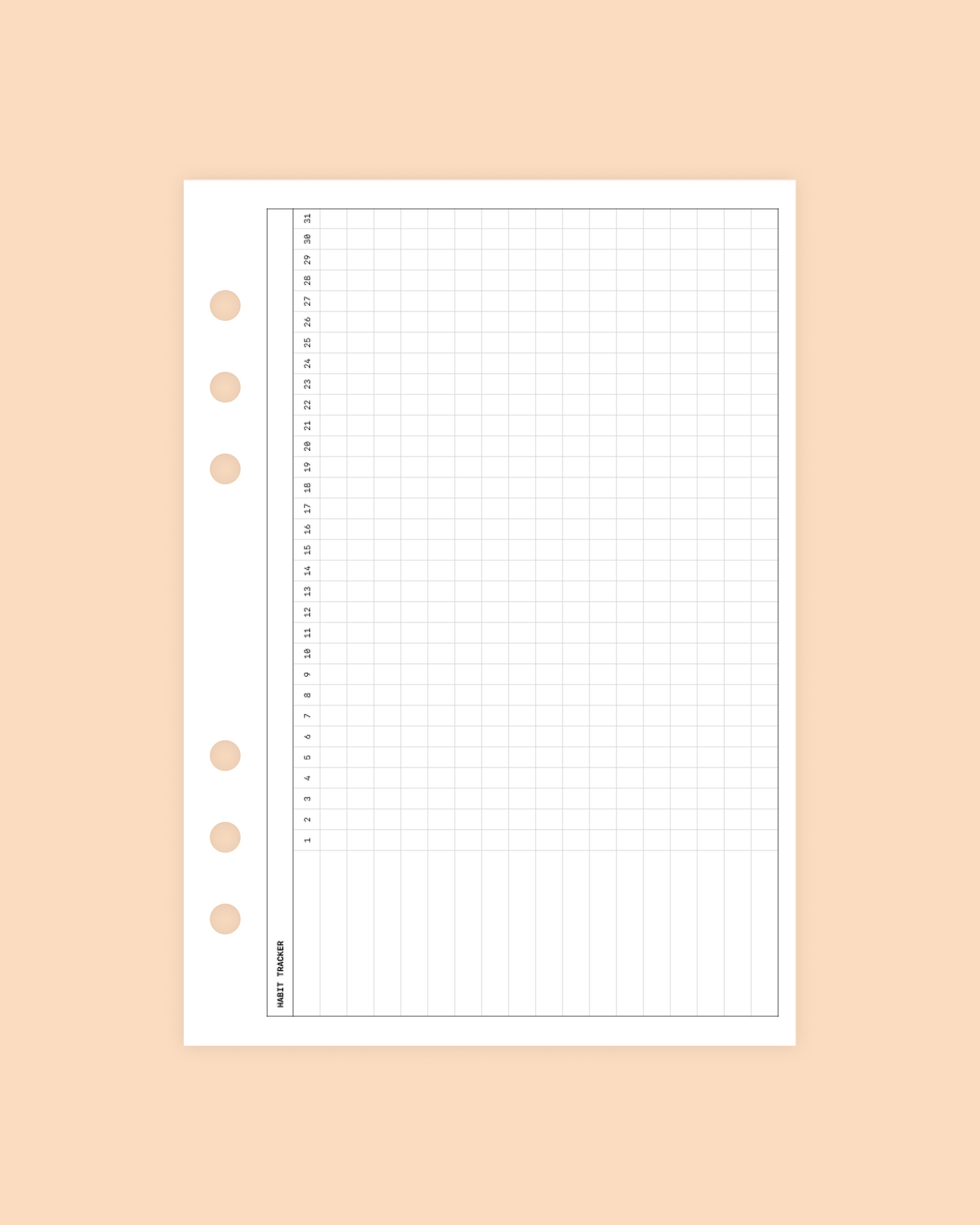 habit tracker journal inserts FREEBIE