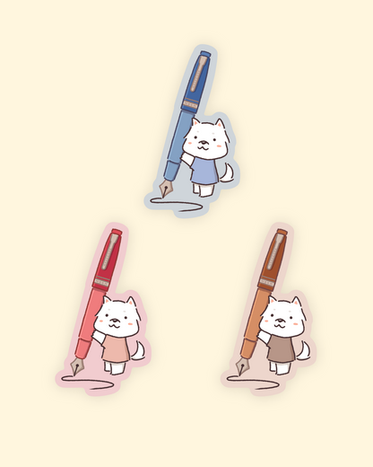 emmy fountain pen sticker