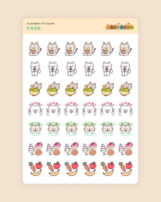 food planner stickers