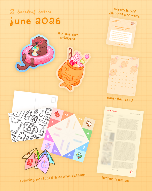 june 2026 looseleaf letter