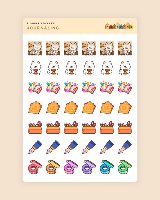 journaling planner stickers