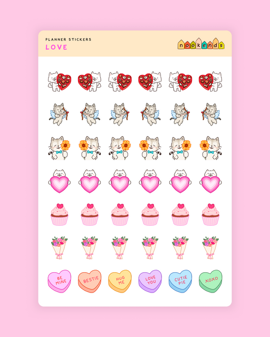 love planner stickers