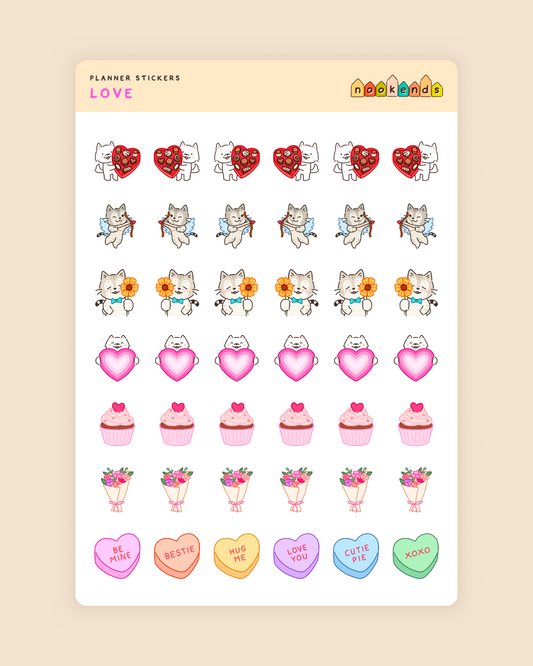 love planner stickers
