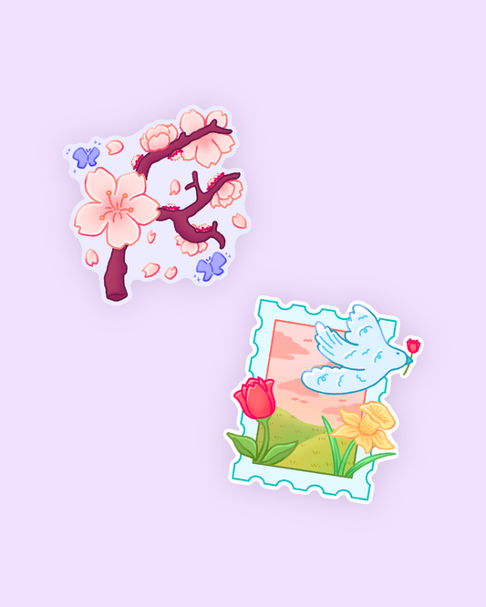 march 2026 looseleaf letters stickers