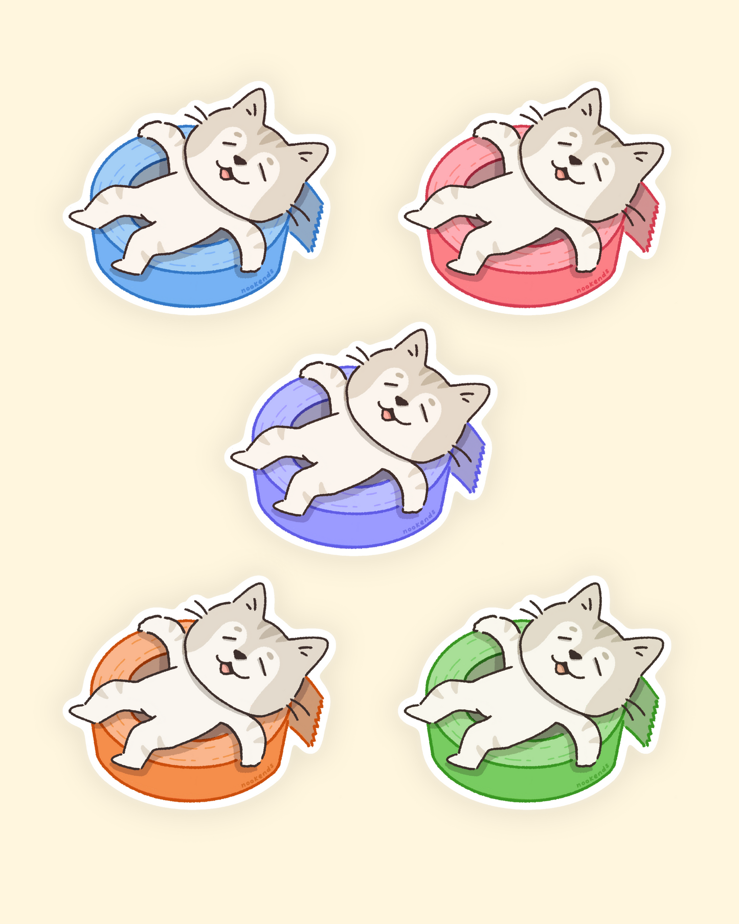 mellow washi stickers