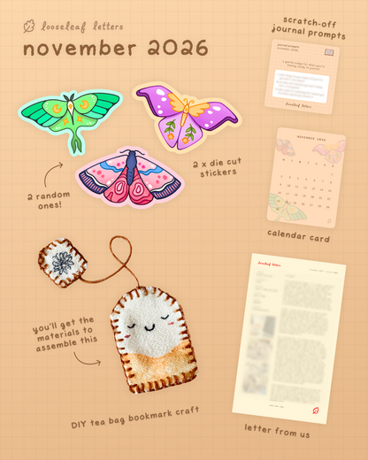 november 2026 looseleaf letter