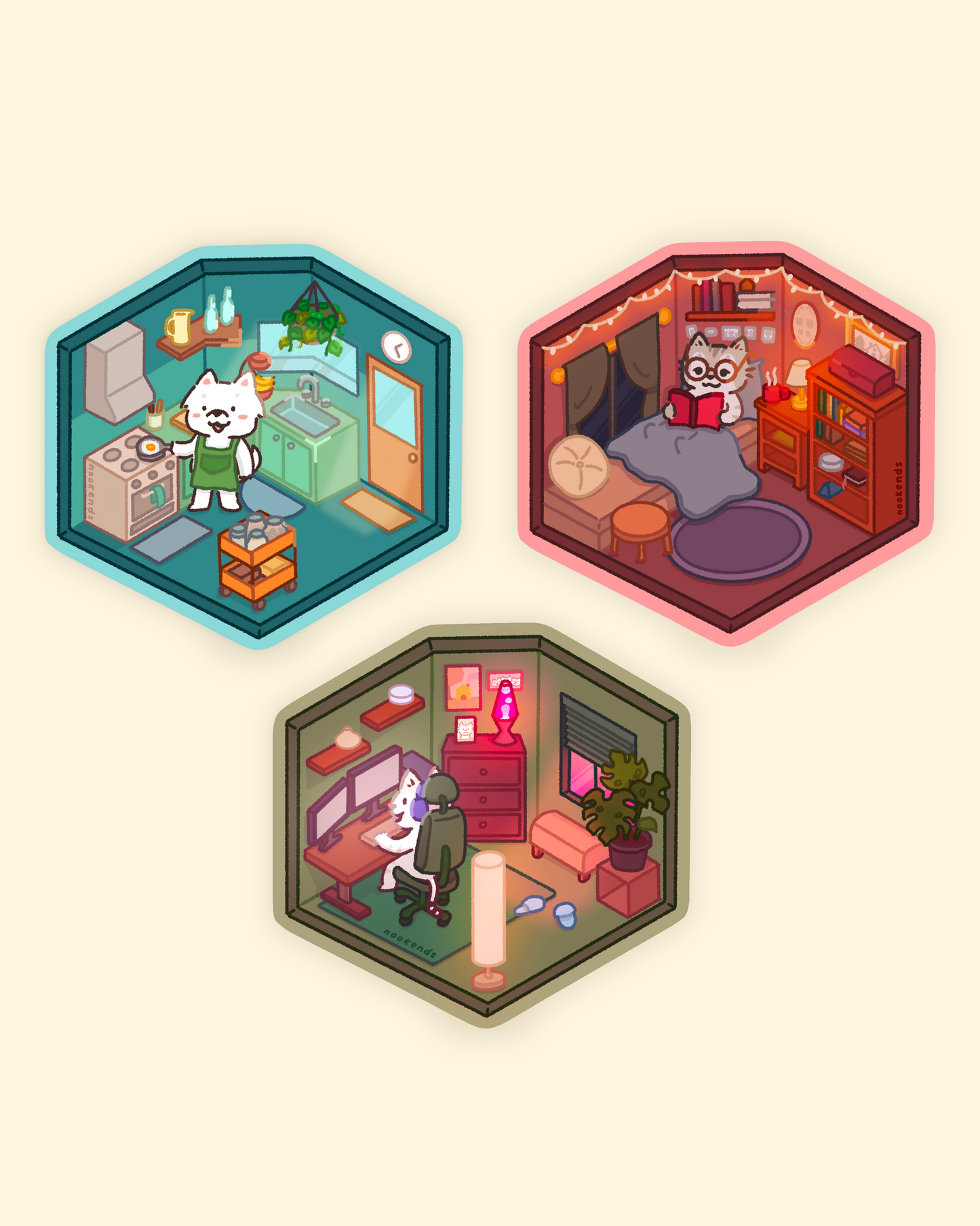 nooks stickers