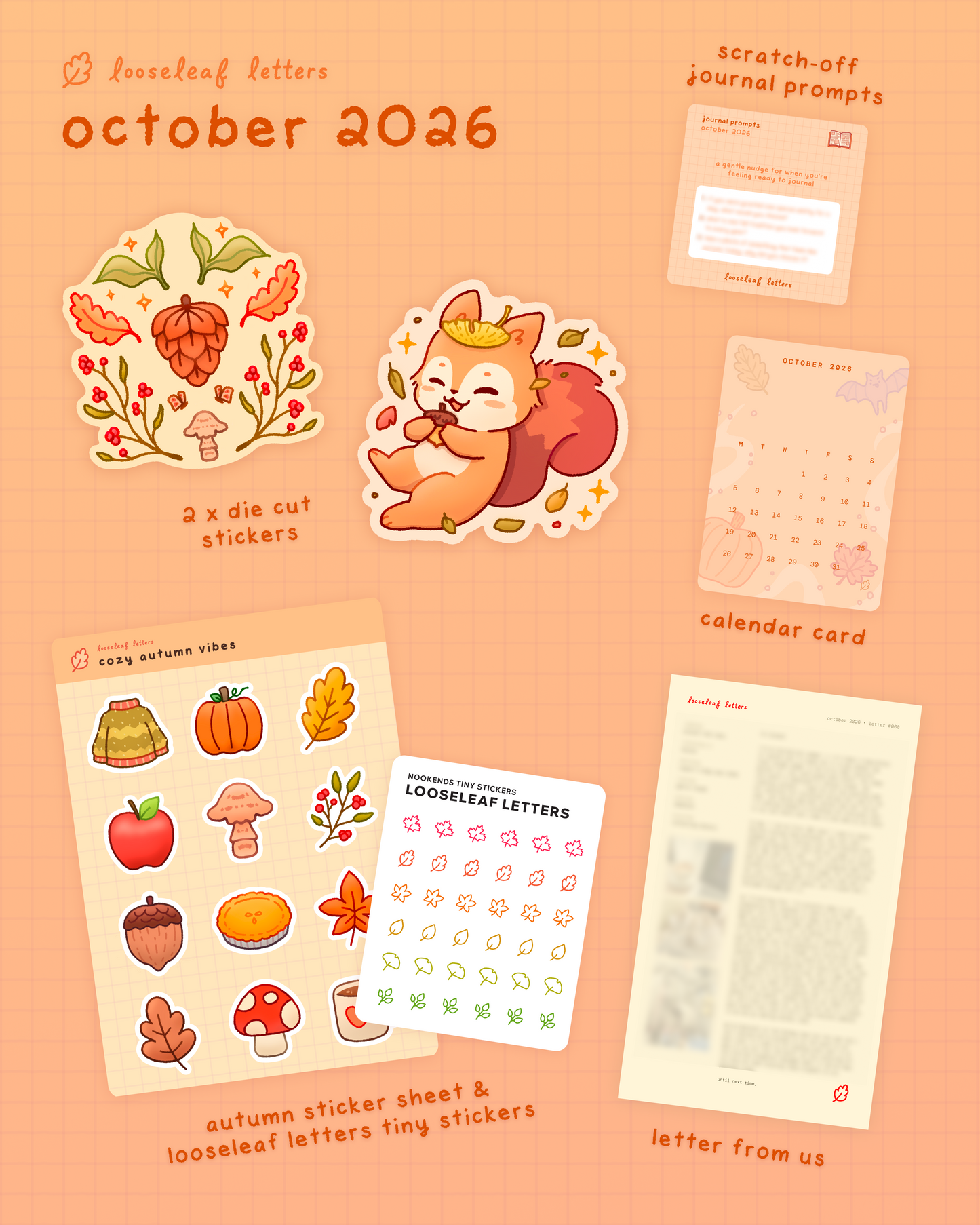 looseleaf letters mail club 💌