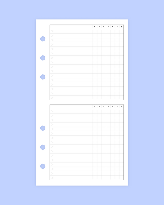 weekly to do journal inserts FREEBIE