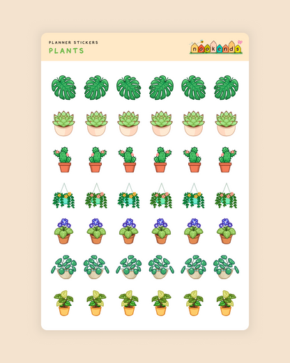 Plant Machine Sticker plants planner stickers – nookends