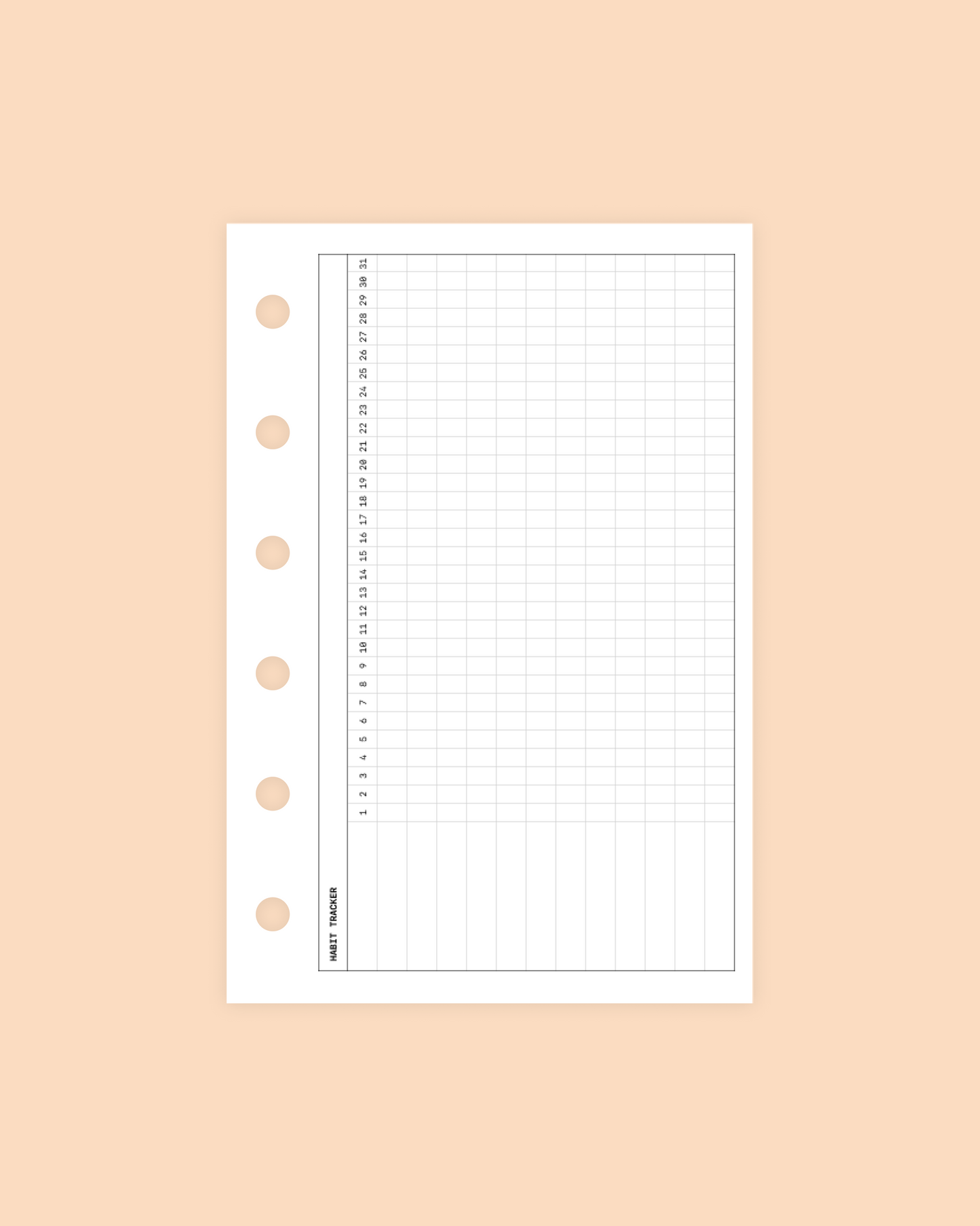 habit tracker journal inserts FREEBIE