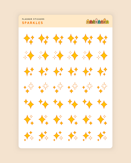 sparkles planner stickers