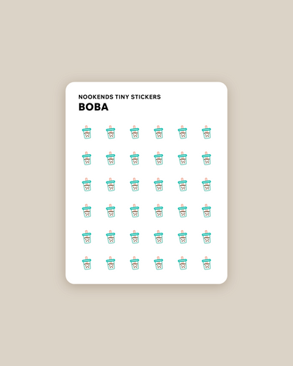 boba tiny stickers