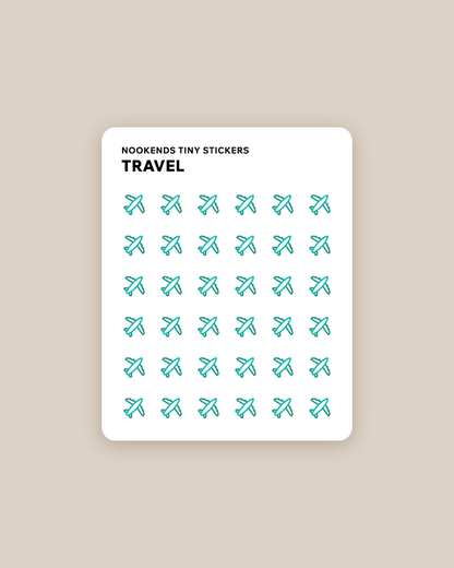 travel tiny stickers FREEBIE