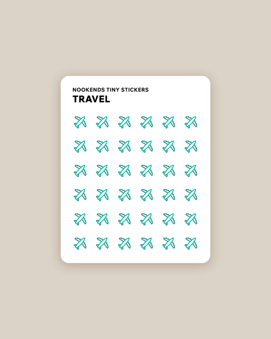 travel tiny stickers FREEBIE