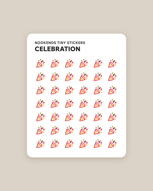 celebration tiny planner stickers