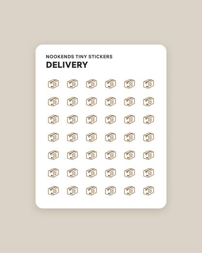 delivery tiny planner stickers