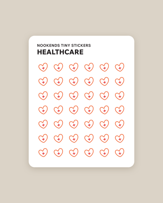 healthcare tiny planner stickers