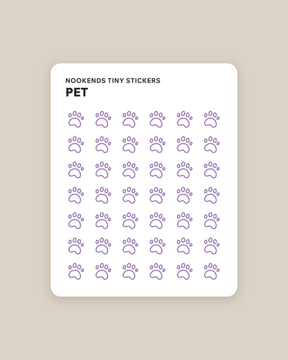 pet tiny planner stickers