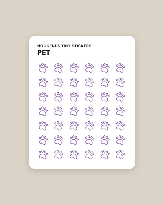 pet tiny planner stickers