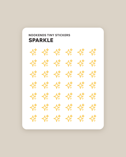 sparkle tiny planner stickers
