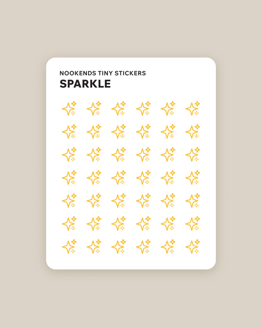 sparkle tiny planner stickers