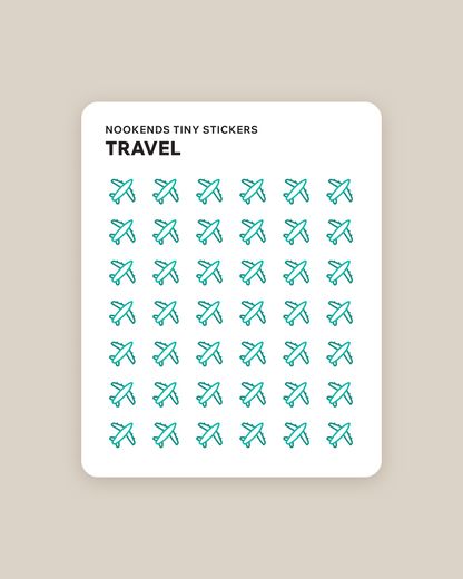 travel tiny planner stickers