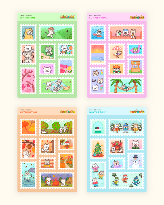 seasons sticker sheets