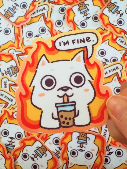 emmy is fine sticker