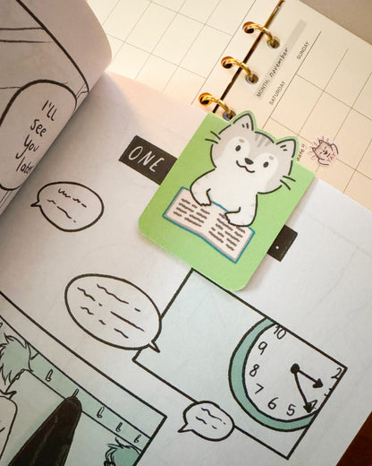 trio reading magnetic bookmarks