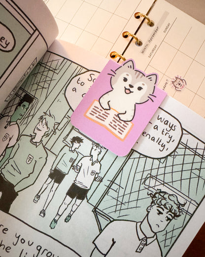 trio reading magnetic bookmarks