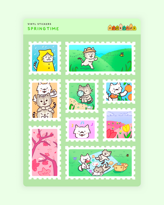 springtime sticker sheet